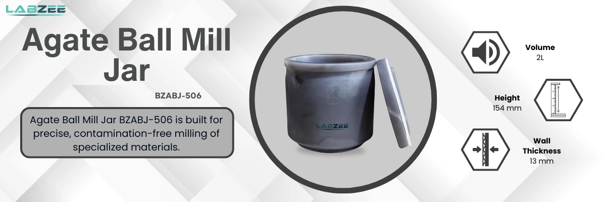 Agate Ball Mill Jar BZABJ-506