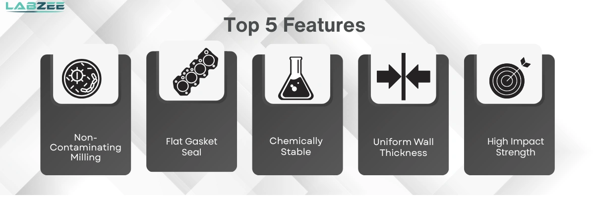 Agate Ball Mill Jar BZABJ-506