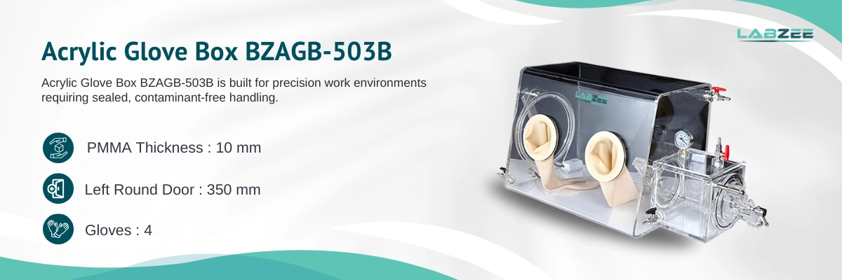 Acrylic Glove Box BZAGB-503B