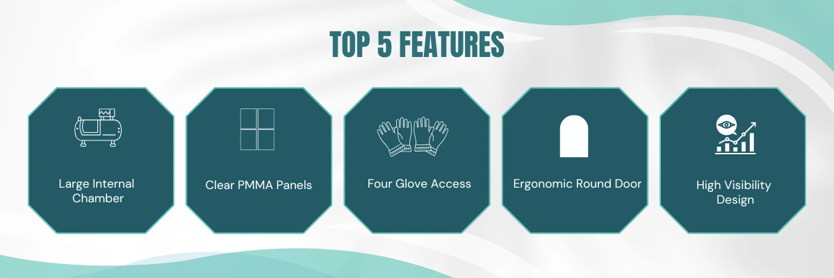 Acrylic Glove Box BZAGB-507A