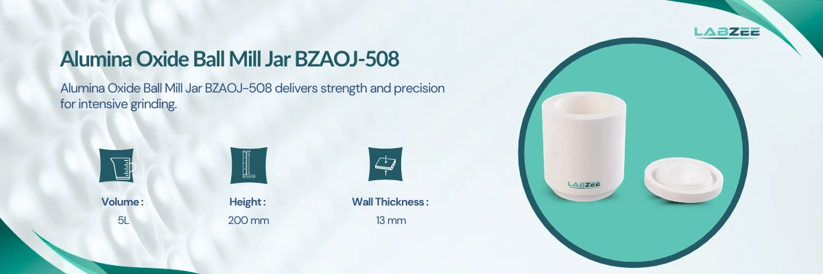 Alumina Oxide Ball Mill Jar BZAOJ-508