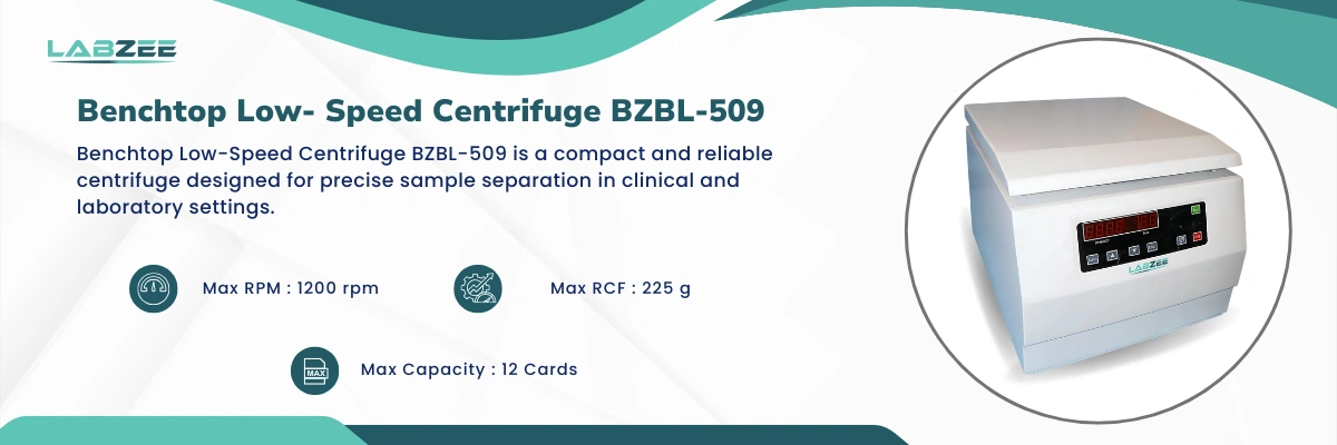 Benchtop Low- Speed Centrifuge BZBL-509
