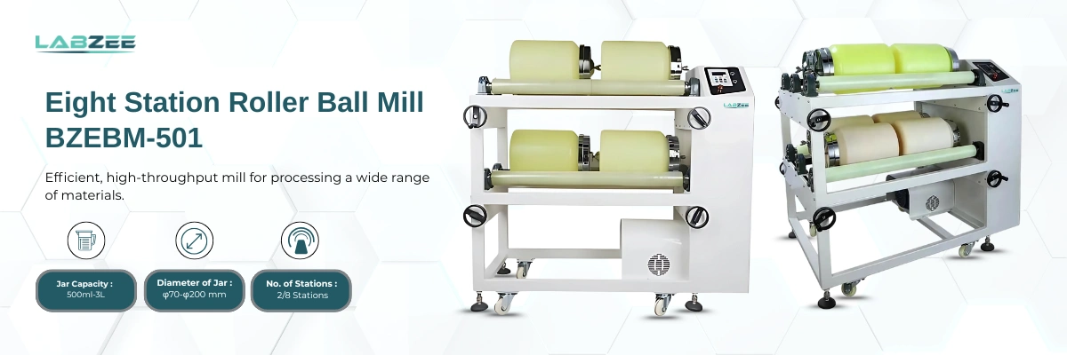 Eight Station Roller Ball Mill BZEBM-501