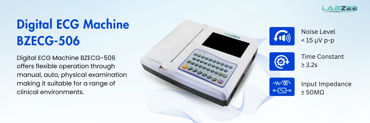 Digital ECG Machine BZECG-506