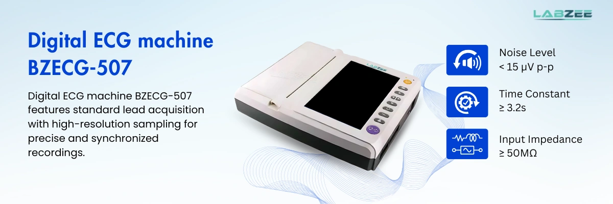Digital ECG Machine BZECG-507