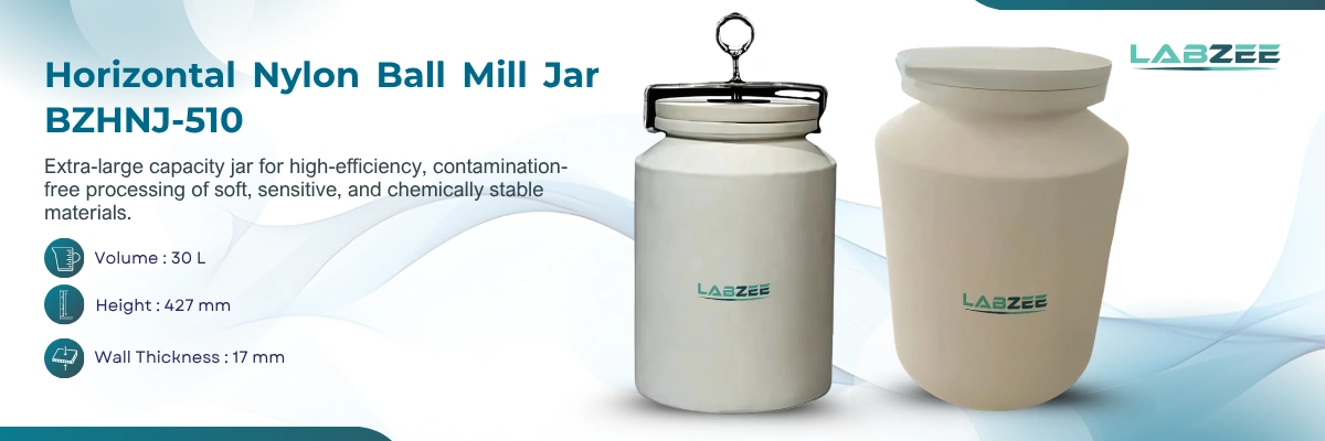 Horizontal Nylon Ball Mill Jar BZHNJ-510