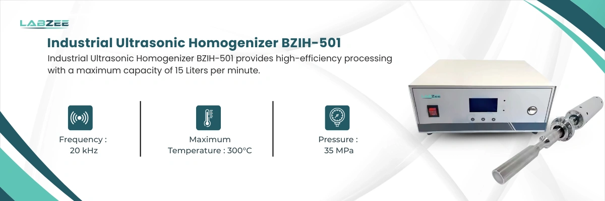 Industrial Ultrasonic Homogenizer BZIH-501 