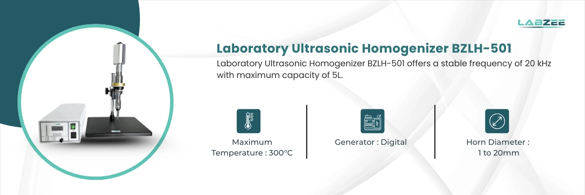Laboratory Ultrasonic Homogenizer BZLH-501