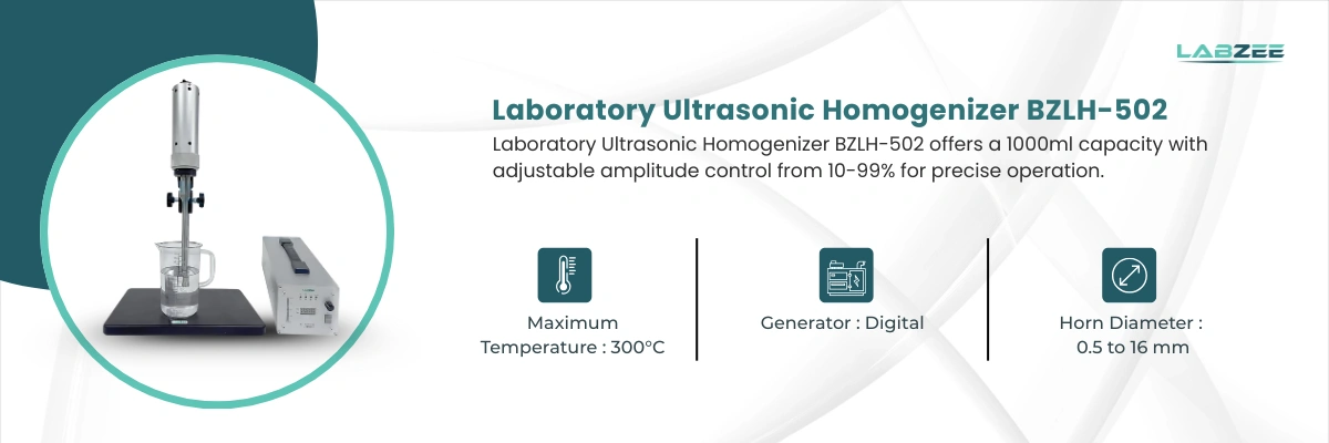 Laboratory Ultrasonic Homogenizer BZLH-502 