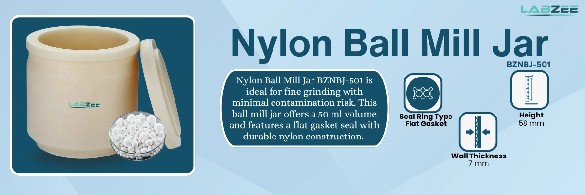 Nylon Ball Mill Jar BZNBJ-501