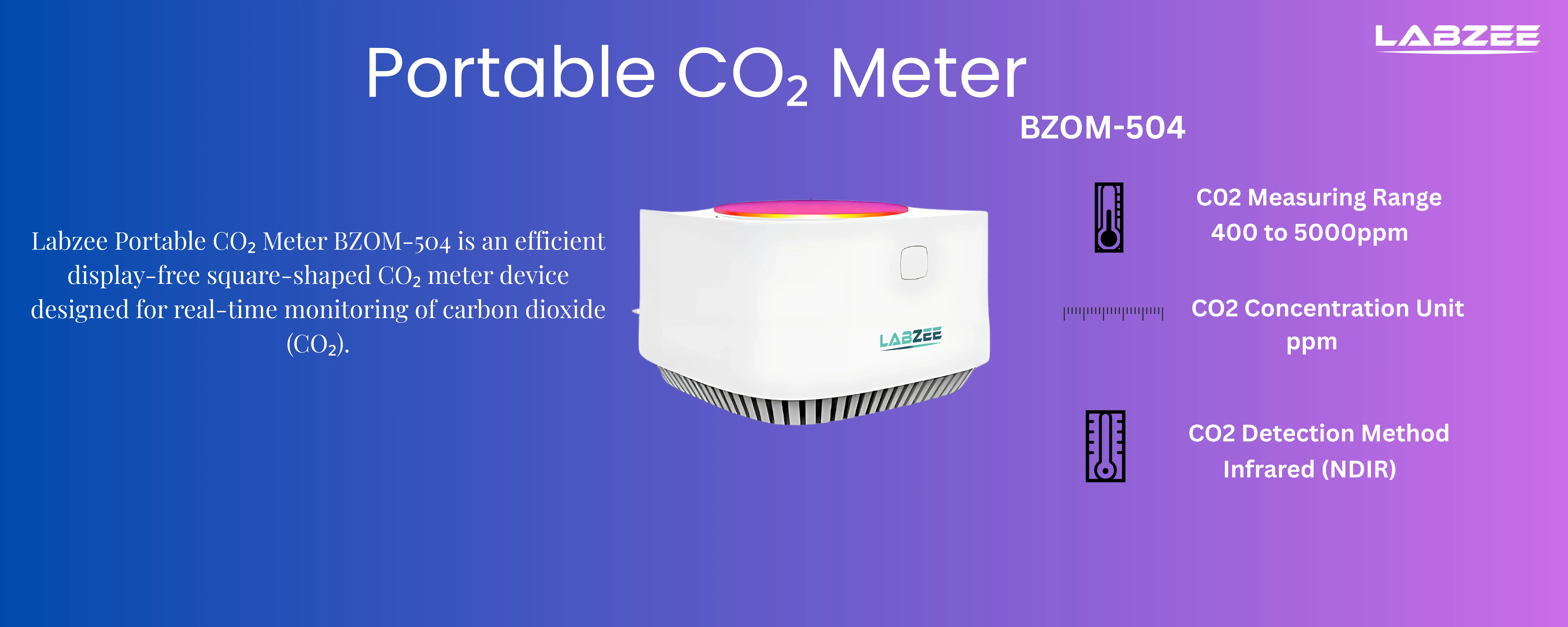 Portable CO₂ Meter BZOM-504