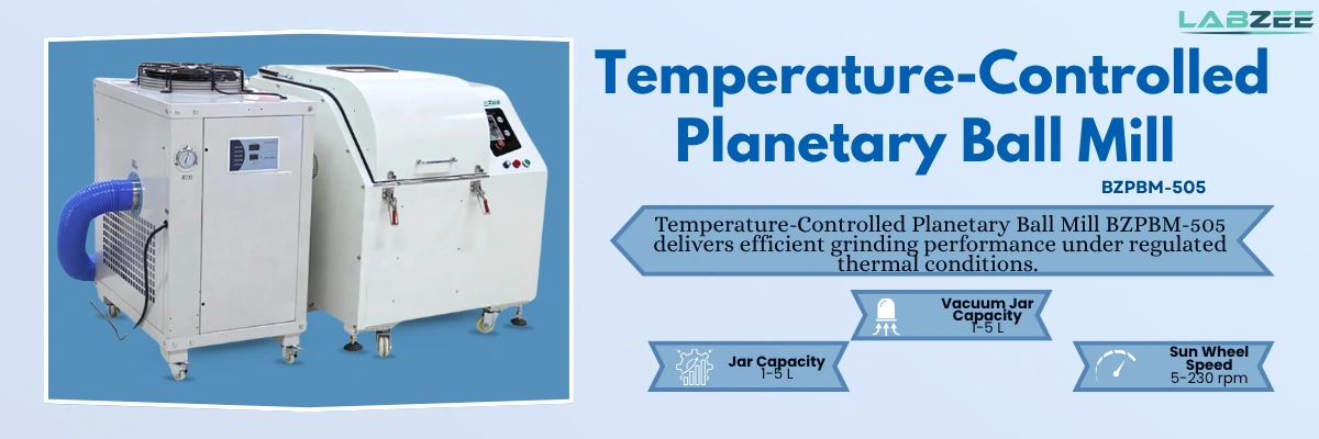 Temperature-Controlled Planetary Ball Mill BZPBM-505