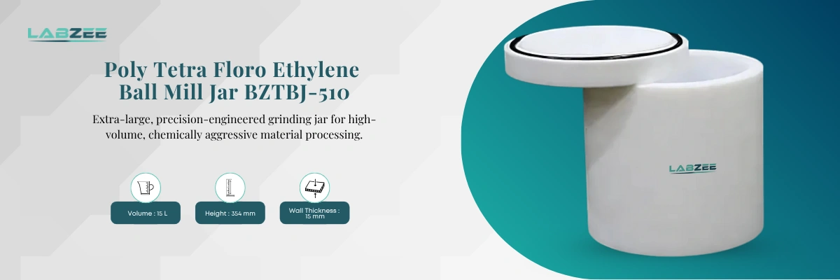 Poly Tetra Floro Ethylene Ball Mill Jar BZTBJ-510