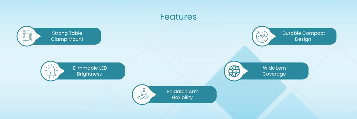 Tabletop Magnifier Lamp BZTL-505