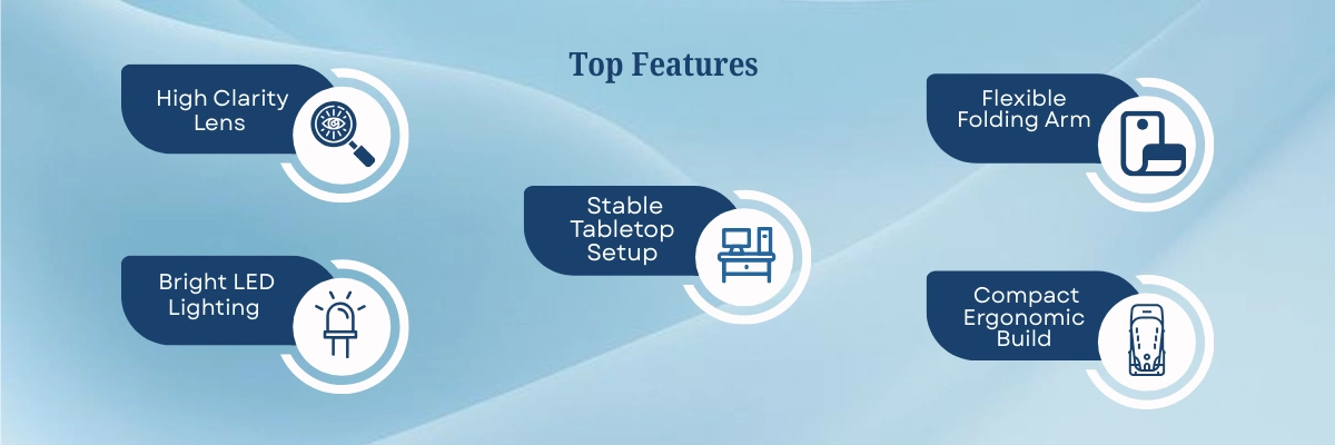 Tabletop Magnifier Lamp BZTL-508