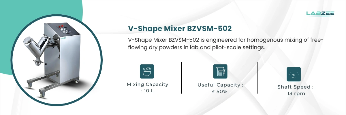 V-Shape Mixer BZVSM-502
