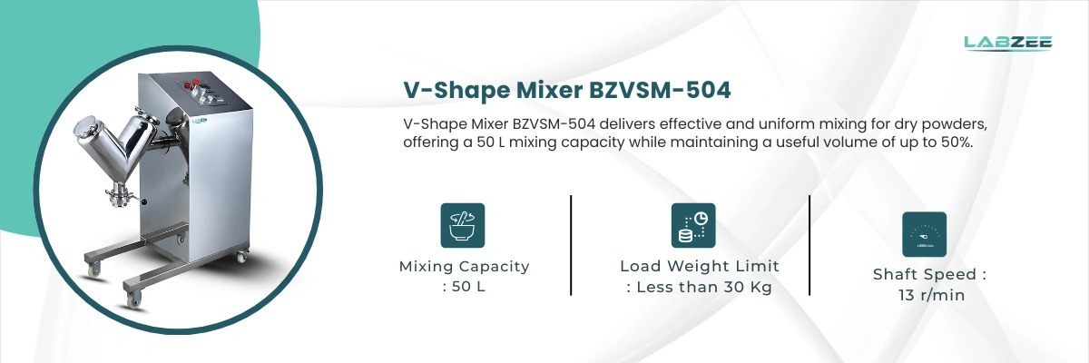 V-Shape Mixer BZVSM-504