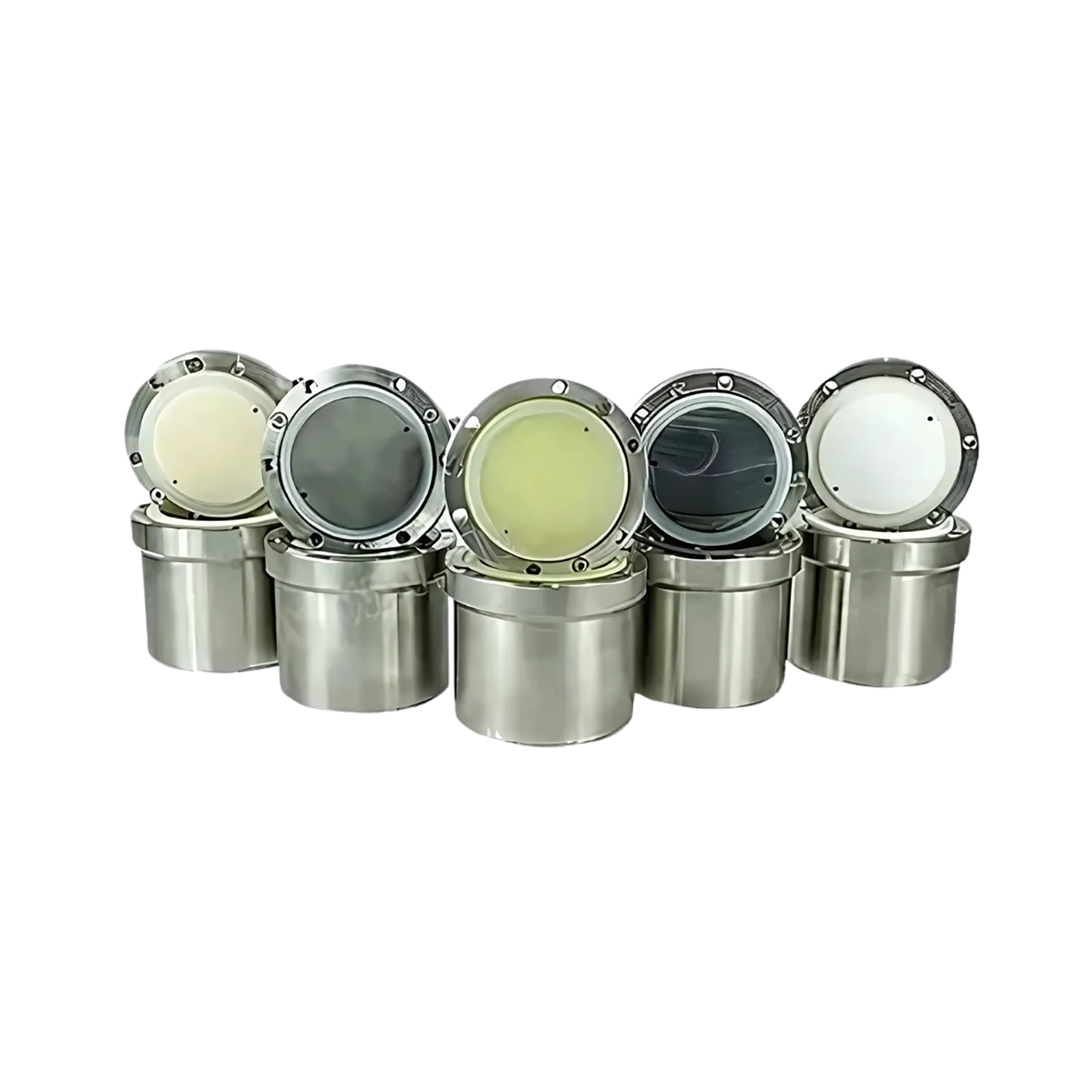 Lined Zirconia Vacuum Ball Mill Jar BZVZJ-504