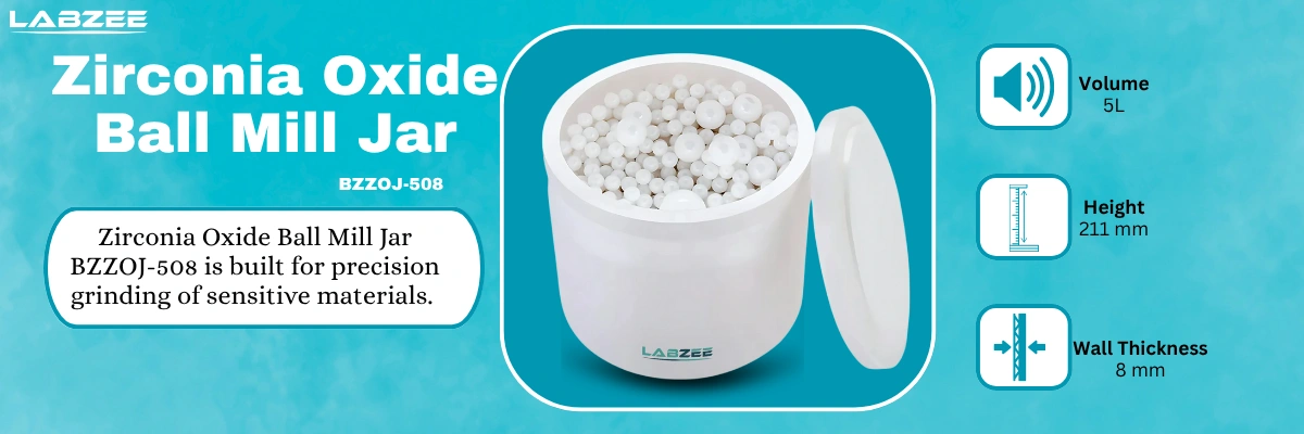 Zirconia Oxide Ball Mill Jar BZZOJ-508